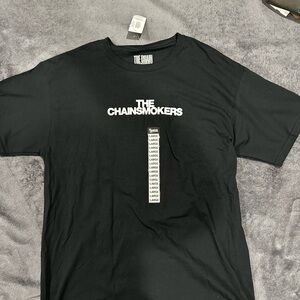 The Chainsmokers black tour tee, Size L #music #bandtee